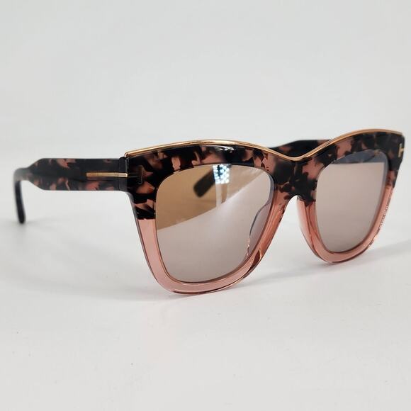 Tom Ford Julie Semi Cat Eye Tortoise Shell Women's Sunglasses - Picture 12 of 13